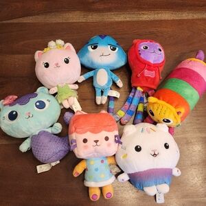 Gabbys Dollhouse Stuffies set